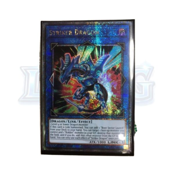 1 Striker Dragon RA01-EN046 Quarter Century Secret Rare — thẻ bài Yu-Gi-Oh chính hãng