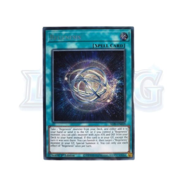 1 Regenesis ALIN-EN059 Secret Rare — thẻ bài Yu-Gi-Oh chính hãng