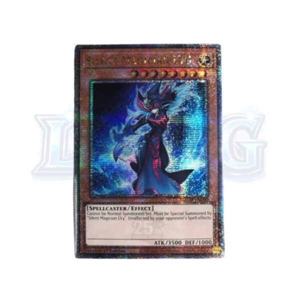 Silent Magician LV8 MZTM-EN000 Quarter Century Secret Rare — thẻ bài Yu-Gi-Oh chính hãng