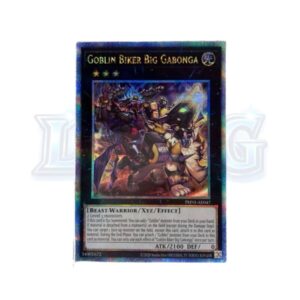 1 Goblin Biker Big Gabonga PHNI-AE047 Quarter Century Secret Rare — thẻ bài Yu-Gi-Oh chính hãng