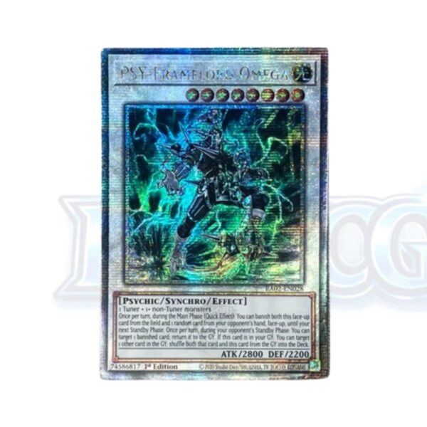 2 PSY-Framelord Omega RA02-EN028 Quarter Century Rare — thẻ bài Yu-Gi-Oh chính hãng