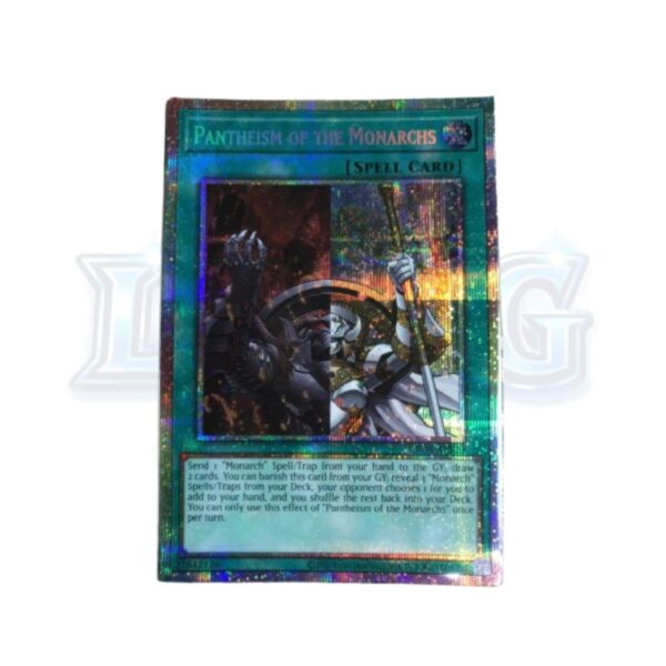 Pantheism of the Monarchs CR08-AES20 Quarter Century Secret Rare — thẻ bài Yu-Gi-Oh chính hãng