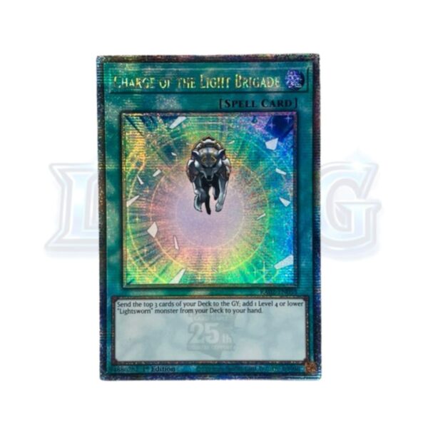 2 Charge of the Light Brigade RA02-EN055 Quarter Century Rare — thẻ bài Yu-Gi-Oh chính hãng