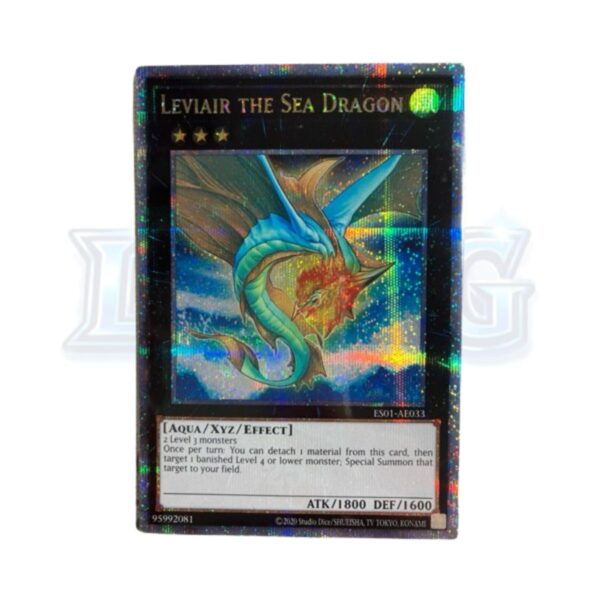 Leviair the Sea Dragon ES01-AE033 Quarter Century Secret Rare — thẻ bài Yu-Gi-Oh chính hãng