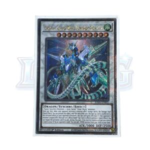 3 Crystal Clear Wing Synchro Dragon RA04-EN059 Quarter Century Secret Rare — thẻ bài Yu-Gi-Oh chính hãng