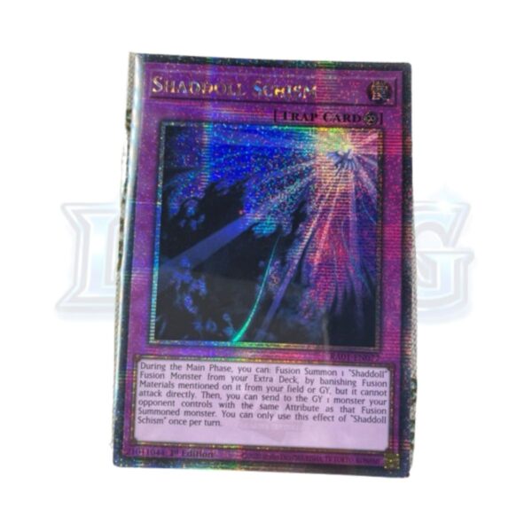Shaddoll Schism RA01-EN077 Quarter Century Secret Rare — thẻ bài Yu-Gi-Oh chính hãng