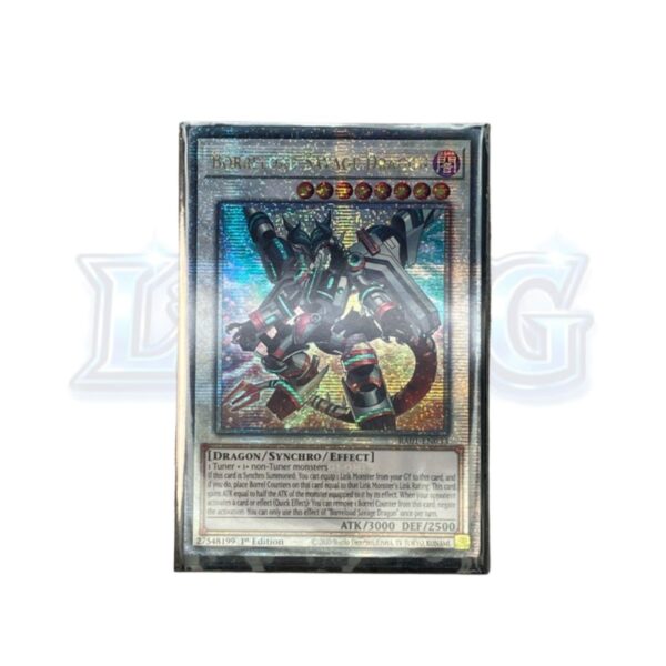 Borreload Savage Dragon RA01-EN033 Quarter Century Secret Rare — thẻ bài Yu-Gi-Oh chính hãng