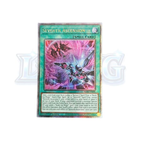 Seventh Ascension RA04-EN098 Quarter Century Secret Rare — thẻ bài Yu-Gi-Oh chính hãng