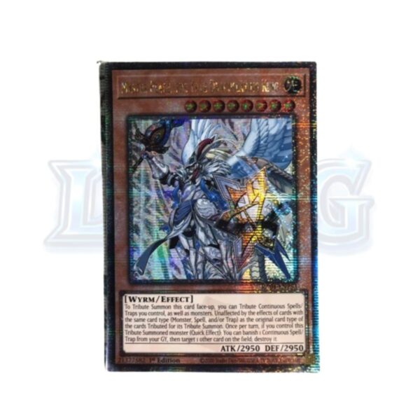 3 Master Peace, the True Dracoslaying King RA04-EN283 Quarter Century Secret Rare — thẻ bài Yu-Gi-Oh chính hãng