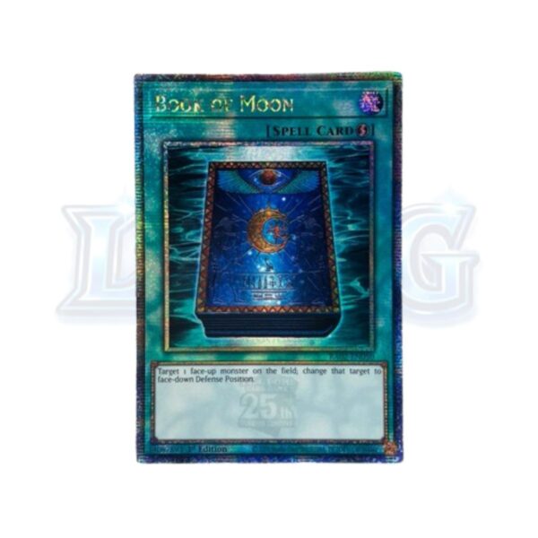 Book of Moon RA02-EN050 Quarter Century Rare — thẻ bài Yu-Gi-Oh chính hãng