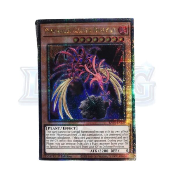 Phoenixian Cluster Amaryllis RA04-EN136 Quarter Century Secret Rare — thẻ bài Yu-Gi-Oh chính hãng