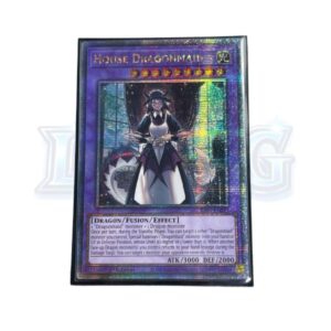4 House Dragonmaid RA03-EN037 Quarter Century Secret Rare — thẻ bài Yu-Gi-Oh chính hãng