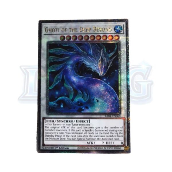 4 Ghoti of the Deep Beyond RA04-EN060 Quarter Century Secret Rare — thẻ bài Yu-Gi-Oh chính hãng