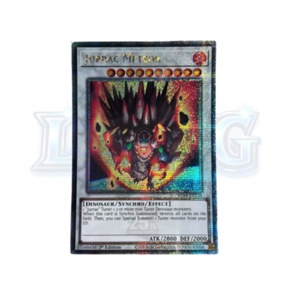 4 Jurrac Meteor RA04-EN139 Quarter Century Secret Rare — thẻ bài Yu-Gi-Oh chính hãng