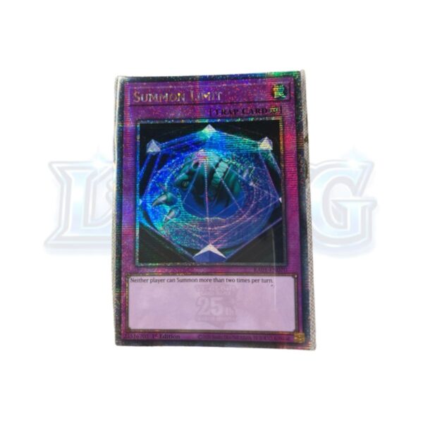 Summon Limit RA01-EN070 Quarter Century Secret Rare — thẻ bài Yu-Gi-Oh chính hãng