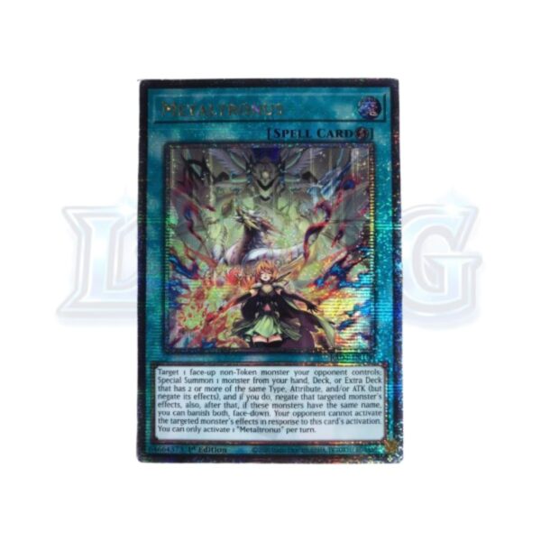 4 Metaltronus RA04-EN100 Quarter Century Secret Rare — thẻ bài Yu-Gi-Oh chính hãng