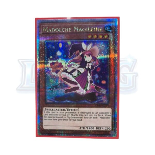 4 Madolche Magileine CR05-AE040 Quarter Century Secret Rare — thẻ bài Yu-Gi-Oh chính hãng