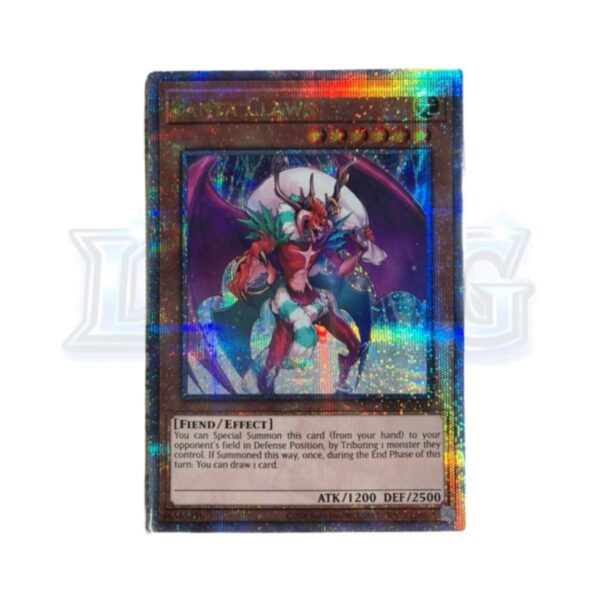 Santa Claws ES01-AE007 Quarter Century Secret Rare — thẻ bài Yu-Gi-Oh chính hãng