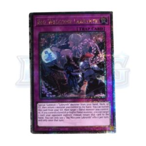 5 Big Welcome Labrynth RA04-EN104 Quarter Century Secret Rare — thẻ bài Yu-Gi-Oh chính hãng