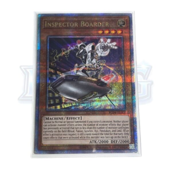 5 Inspector Boarder RC04-AE011 Quarter Century Secret Rare — thẻ bài Yu-Gi-Oh chính hãng