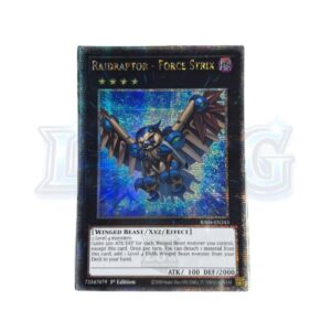 5 Raidraptor Force Strix RA04-EN243 Quarter Century Secret Rare — thẻ bài Yu-Gi-Oh chính hãng