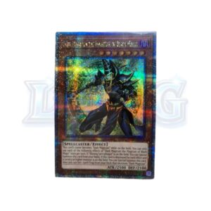 Untitled design (1) Dark Magician the Magician of Black Magic INFO-AE006 Quarter Century Secret Rare — thẻ bài Yu-Gi-Oh chính hãng