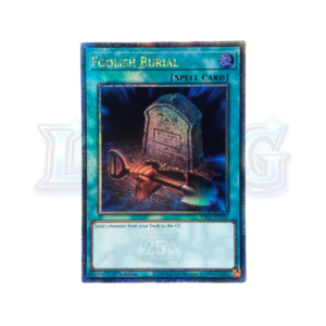 Untitled design (1) Foolish Burial RA02-EN049 Quarter Century Secret Rare — thẻ bài Yu-Gi-Oh chính hãng