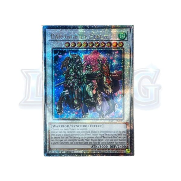 Baronne de Fleur RA01-EN034 Quarter Century Secret Rare — thẻ bài Yu-Gi-Oh chính hãng