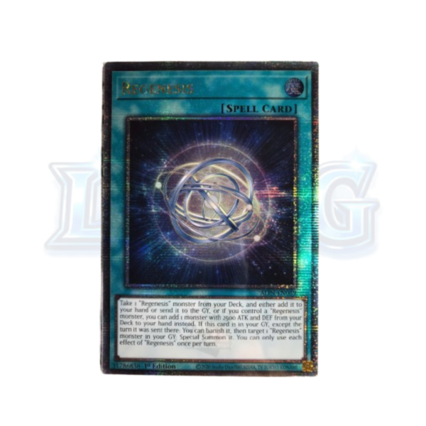 Untitled design Regenesis ALIN-EN059 Quarter Century Secret Rare — thẻ bài Yu-Gi-Oh chính hãng